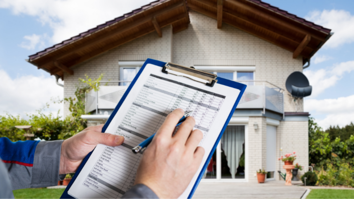 A person reviews a property performance checklist in front of a residential building, illustrating the ongoing monitoring and evaluation required to keep a real estate investment operating efficiently. The image highlights inspections, operational oversight, and performance tracking, making it ideal for topics such as why operational efficiency drives long-term returns, multifamily asset management, property inspections, operational performance, maintenance planning, property management, cost control, value-add strategies, investor returns, and maximizing long-term real estate investment performance.
